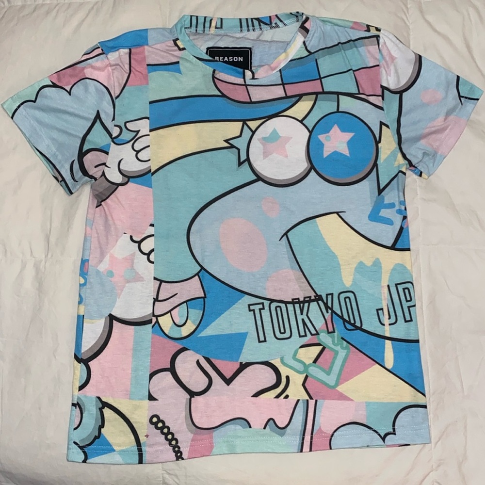 Pastel kawaii men’s shirt